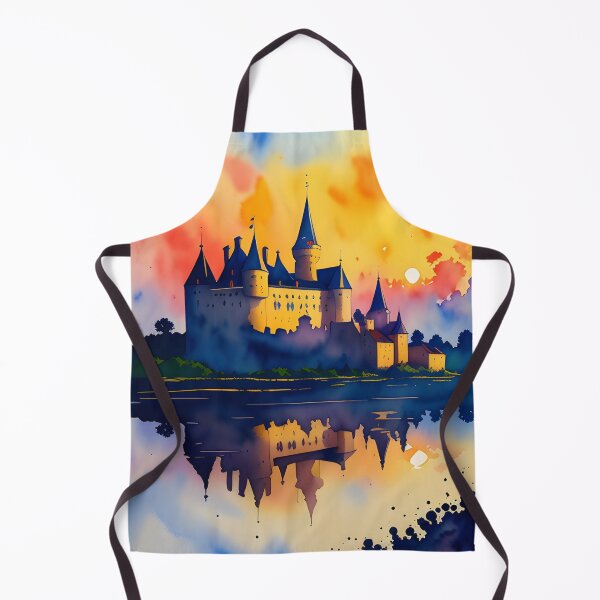 Item preview, Medieval French Castle at Dawn designed and sold by Erika V..
