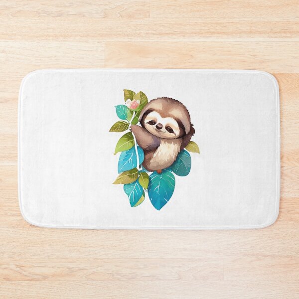 Item preview, Cute Sloth Sticker Animal Digital Clipart designed and sold by PrintfulClipart.
