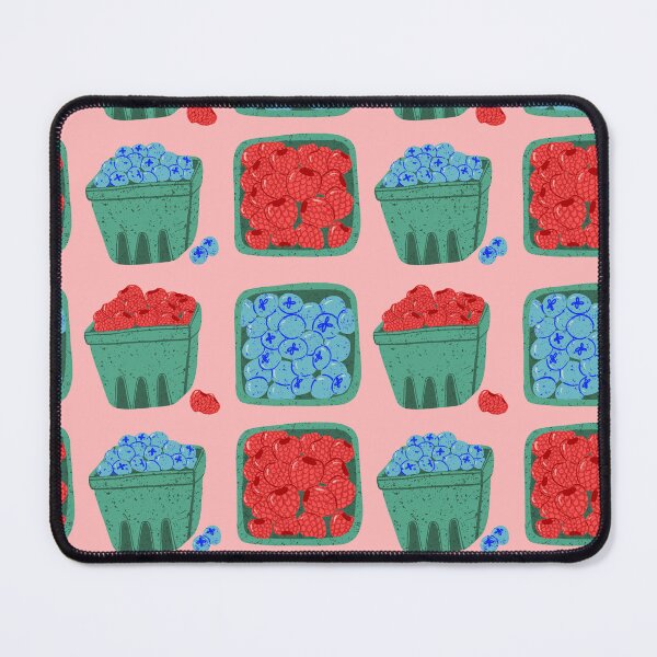Item preview, Farmer's Market Berries: Blueberries and Raspberries designed and sold by maddydoodlesoup.