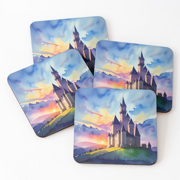 Item preview, Medieval French Castle at Dawn designed and sold by Erika V..