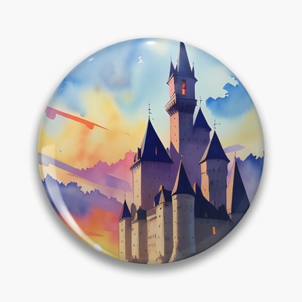 Item preview, Medieval French Castle at Dawn designed and sold by Erika V..