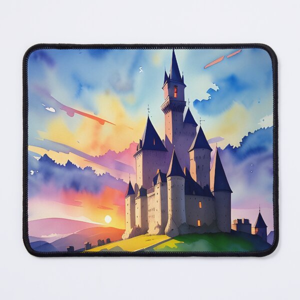 Item preview, Medieval French Castle at Dawn designed and sold by Erika V..