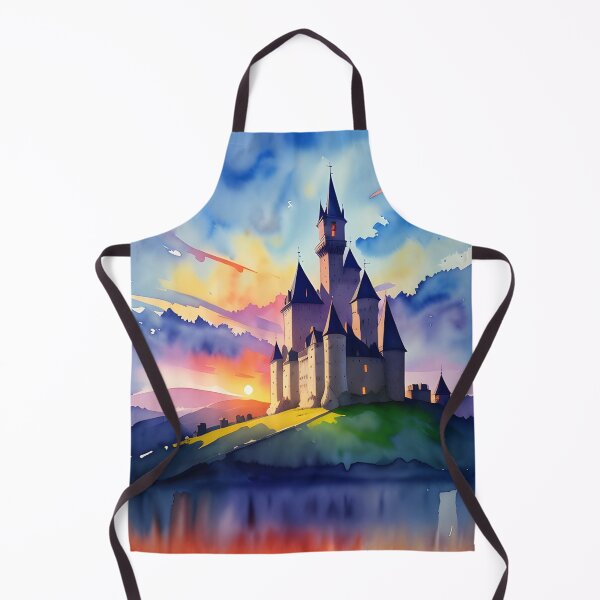 Item preview, Medieval French Castle at Dawn designed and sold by Erika V..