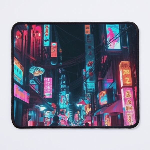 Item preview, Tokyo Nights: Cyberpunk Dreamscape of Neon City Lights designed and sold by OdysseyArtworks.