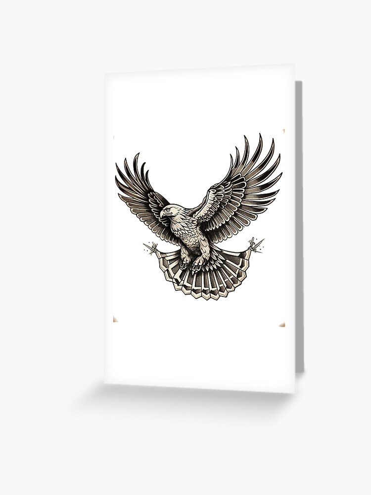 Eagle tattoo: types of sketches, meaning and styles - VeAn Tattoo