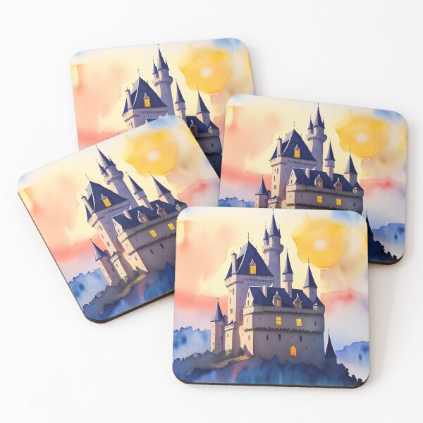 Item preview, Medieval French Castle at Dawn designed and sold by Erika V..