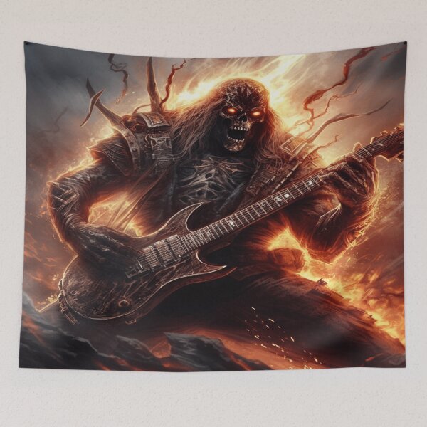 Item preview, Guitar Demon - plays electric guitar designed and sold by Foxclothier.