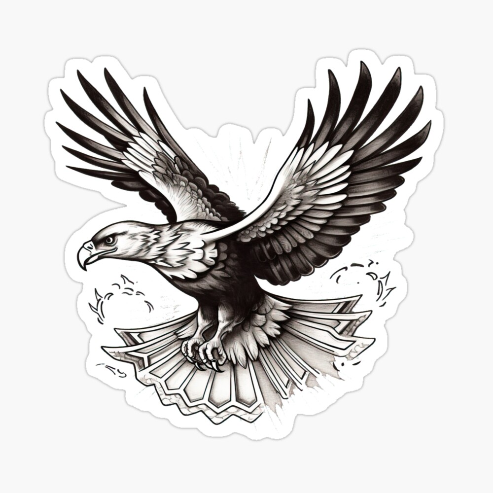 tribal eagle tattoo' Mouse Pad | Spreadshirt