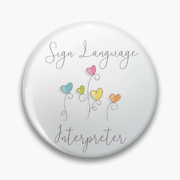 Item preview, Sign Language Interpreter, SLI, heart flowers, Appreciation gift, Thank you gift designed and sold by MAKEtoFIT.