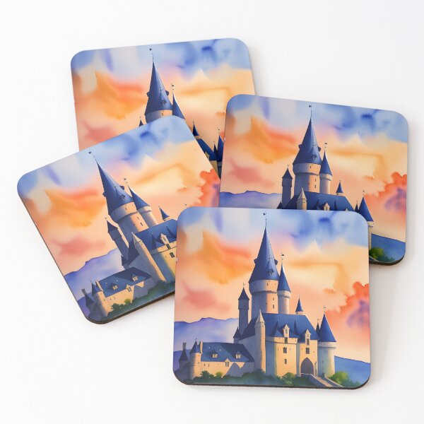 Item preview, Medieval French Castle at Dawn designed and sold by Erika V..
