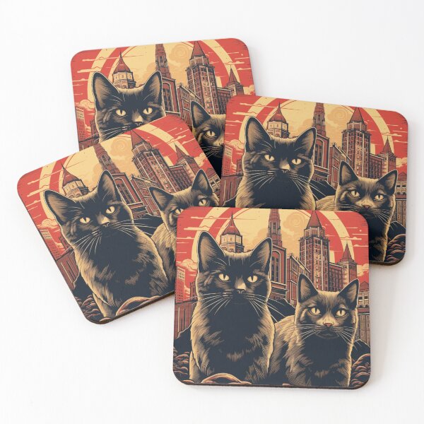 Item preview, Urban Cats Art: Rising Sun designed and sold by Cat-n-Christ.
