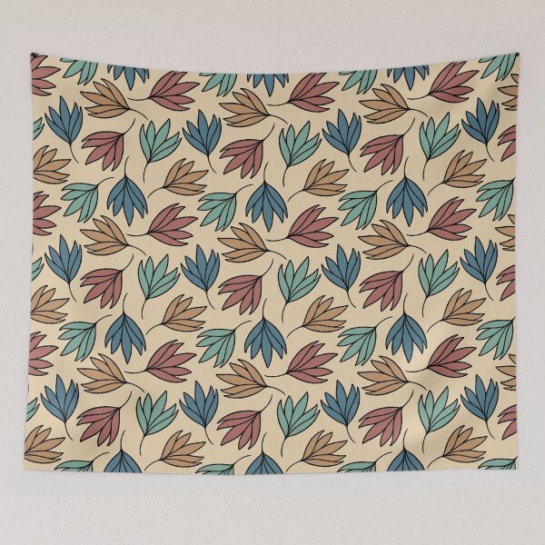Item preview, Modern Boho Fall Floral Pattern  designed and sold by CreativeDraws42.