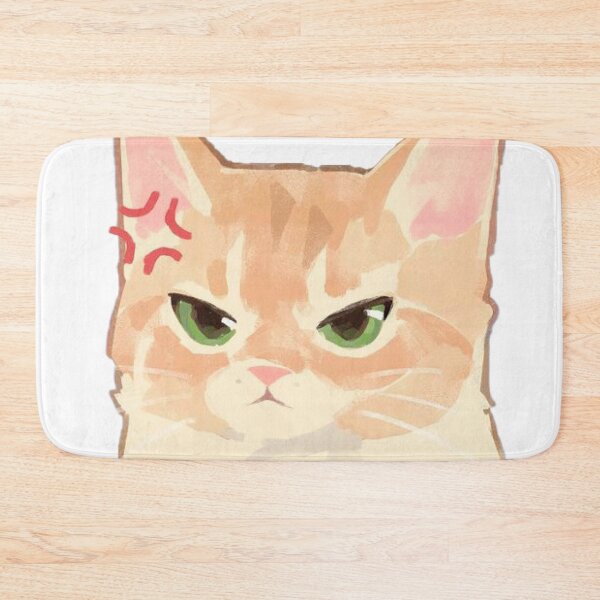 Item preview, Angry Disgruntled Cat designed and sold by Hot-Anime-.