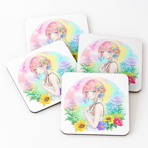 Item preview, Japanese Anime with Flowers#9 designed and sold by NewAspect.