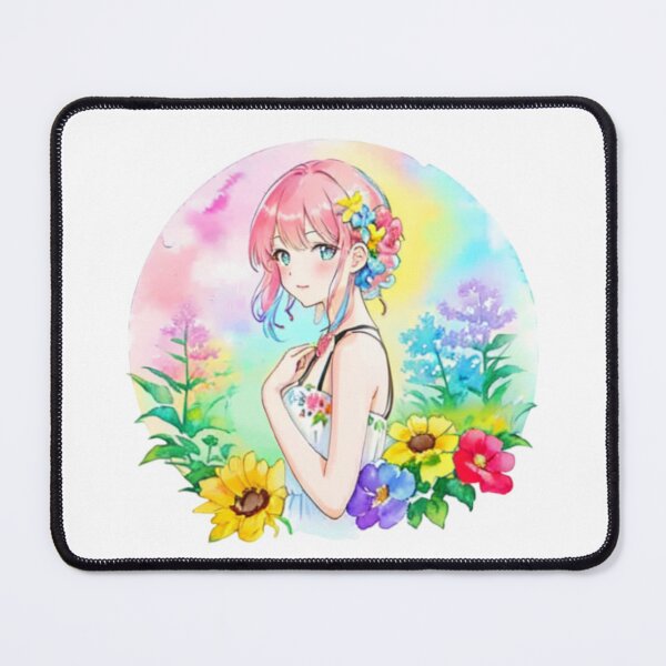 Item preview, Japanese Anime with Flowers#9 designed and sold by NewAspect.