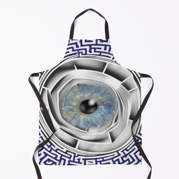 Artikelvorschau, Auge im Labyrinth werden wir in einer komplexen Welt beobachtet, die unsere Realität symbolisiert entworfen und verkauft von JaroDesign2023.