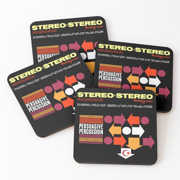 Item preview, PERSUASIVE PERCUSSION - RECORD SLEEVE designed and sold by ThrowbackAds.
