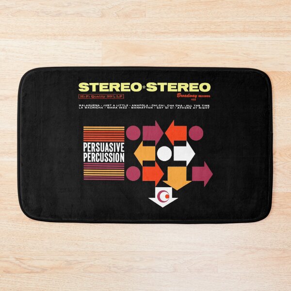 Item preview, PERSUASIVE PERCUSSION - RECORD SLEEVE designed and sold by ThrowbackAds.