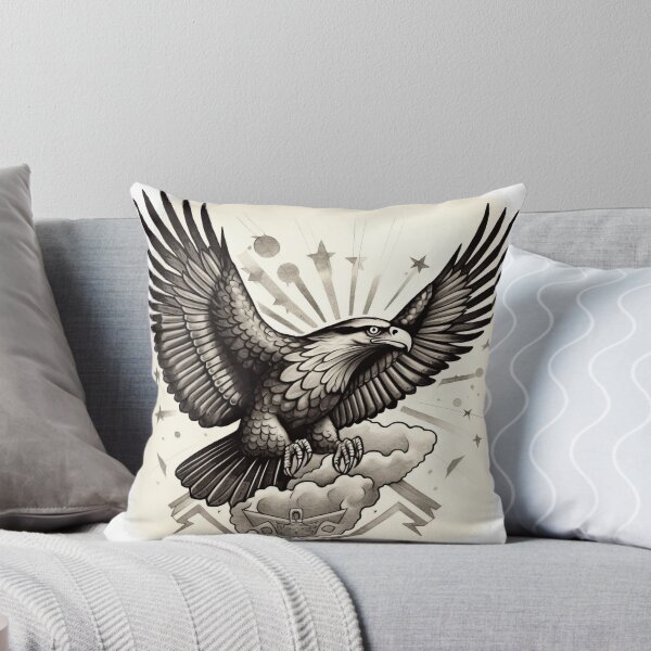 Item preview, Old School Eagle Tattoo Art 12 designed and sold by giggles-omg.
