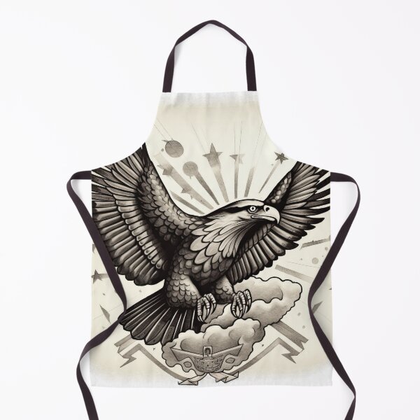 Item preview, Old School Eagle Tattoo Art 12 designed and sold by giggles-omg.