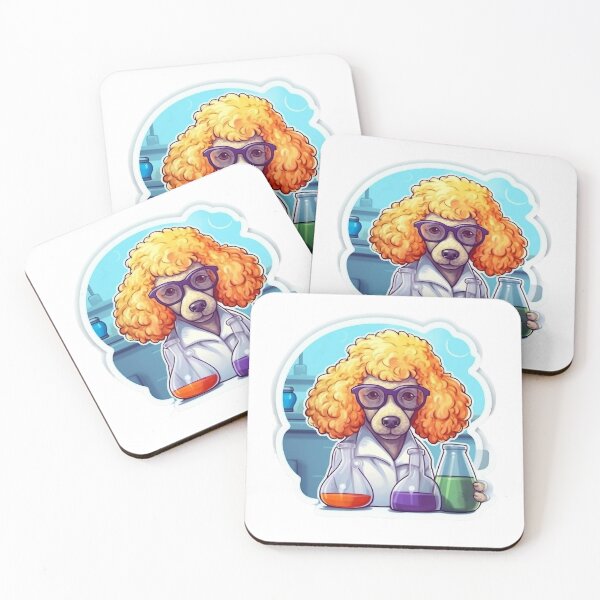 Item preview, Chemistry Poodle designed and sold by ArtfulHorizons.