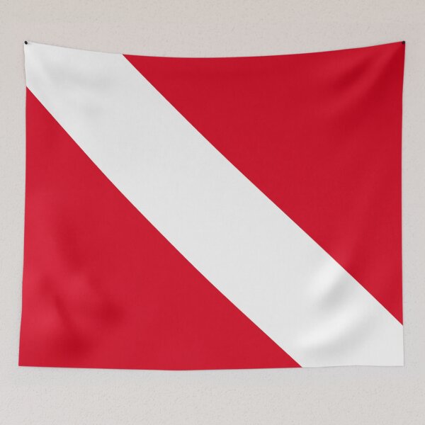 Item preview, Scuba Diver Down Flag Diving Dive designed and sold by Draculaura2009.