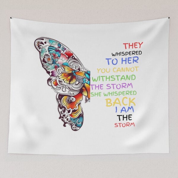 Item preview, I Am The Storm Butterfly 3 designed and sold by Walker Miller Designs.