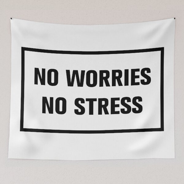 Item preview, Positive Thinking No worries No Stress good vibes mantra attraction  designed and sold by dankomarcha.