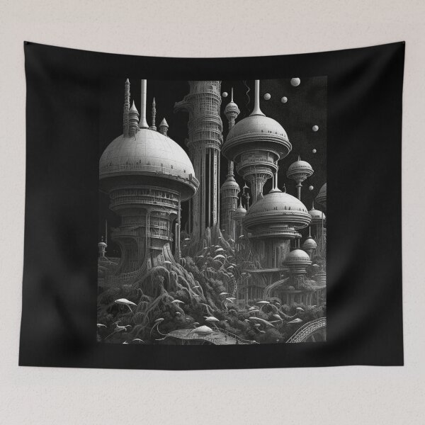Item preview, Submerged Metropolis: Retro-Styled Underwater Utopias designed and sold by JLCableStudio.