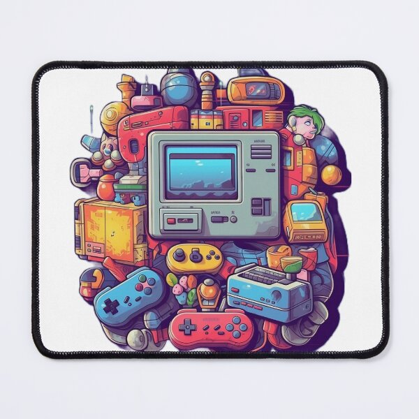Item preview, Retro Gaming Conglomerate Art designed and sold by Gameasty.