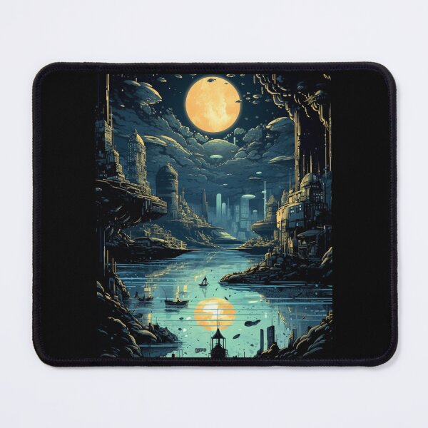 Item preview, Submerged Metropolis: Retro-Styled Underwater Utopias designed and sold by JLCableStudio.