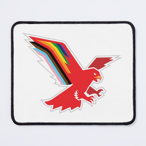 Item preview, Detroit Falcons Pride Logo designed and sold by SHL-Hockey.