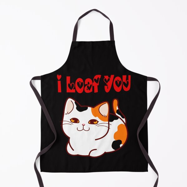 Item preview, I Loaf You Cat Pun Humor designed and sold by Atteestude.