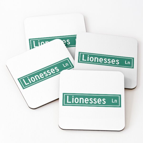 Item preview, lionesses street sign designed and sold by doodles fc.