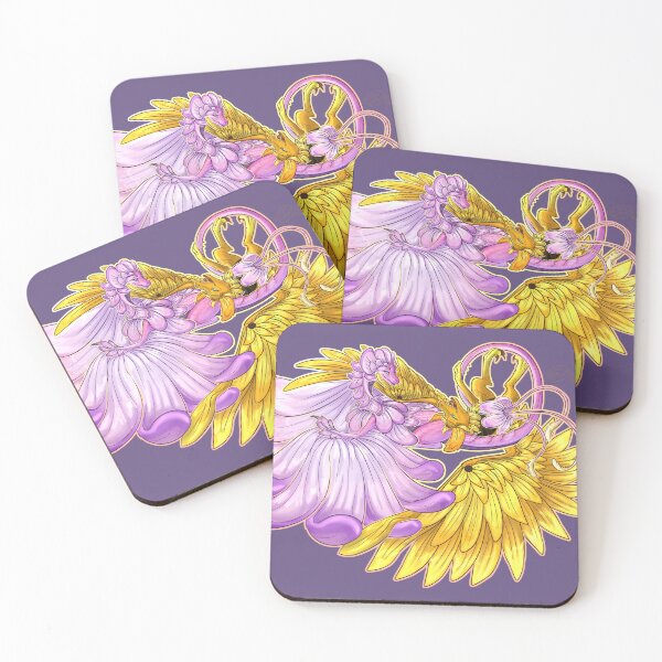 Item preview, Joyful Orchid & Sunflower Dragons designed and sold by GoldenGriffin.
