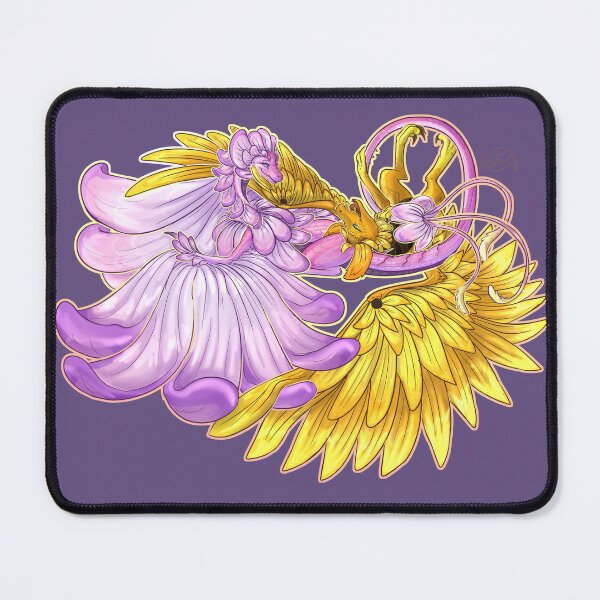 Item preview, Joyful Orchid & Sunflower Dragons designed and sold by GoldenGriffin.