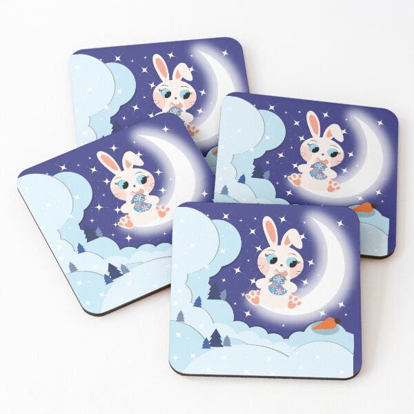 Item preview, bunny cute - moon designed and sold by StarDesigns5.