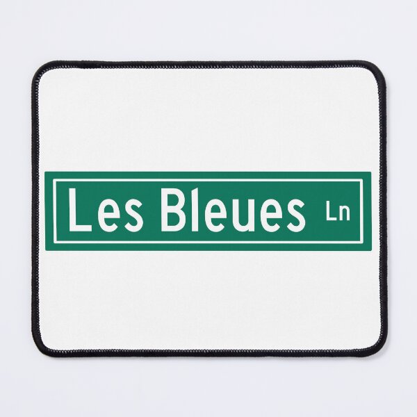 Item preview, les bleues street sign designed and sold by doodles fc.