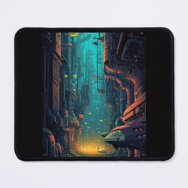 Item preview, Submerged Metropolis: Retro-Styled Underwater Utopias designed and sold by JLCableStudio.
