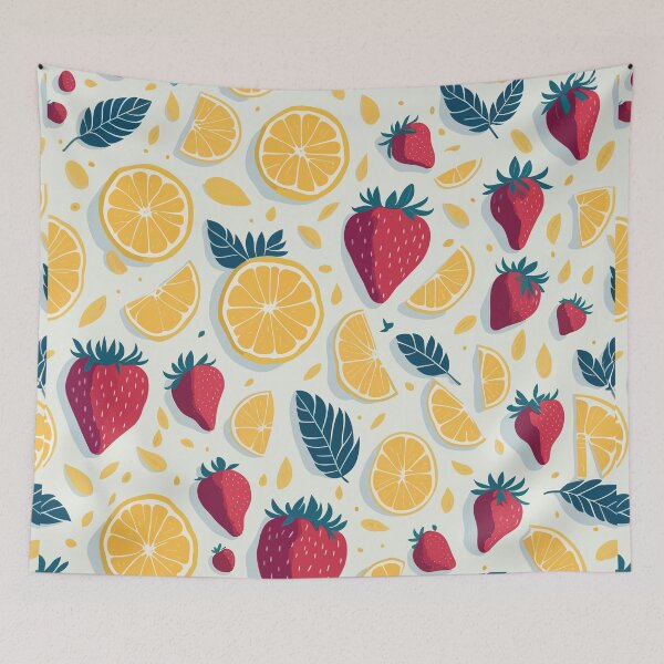 Item preview, Strawberry Lemon Background designed and sold by jkrphoto.