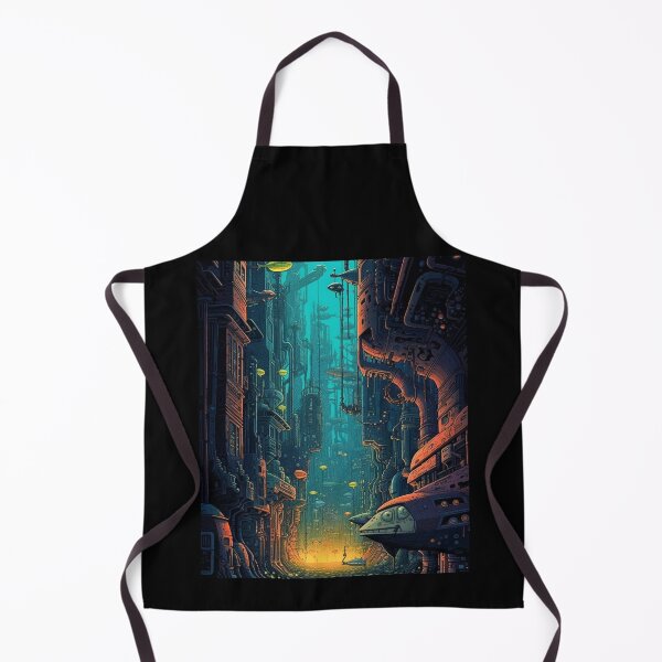 Item preview, Submerged Metropolis: Retro-Styled Underwater Utopias designed and sold by JLCableStudio.