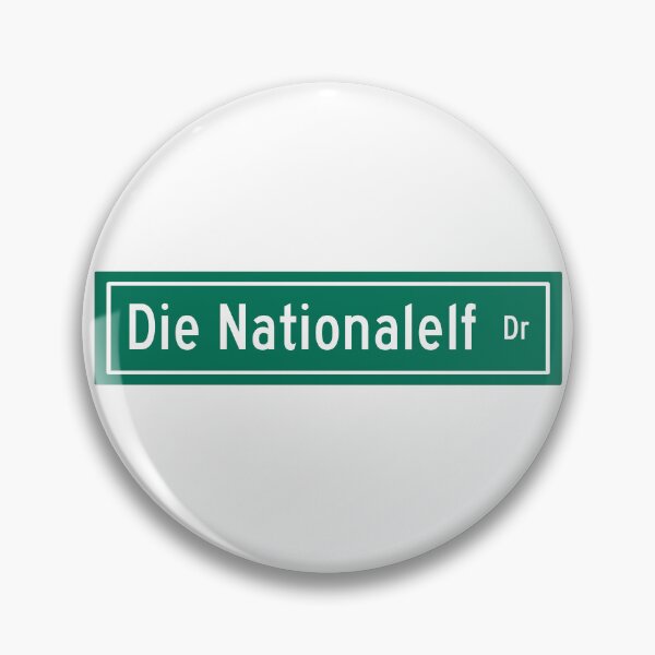 Item preview, die nationalelf street sign designed and sold by doodles fc.