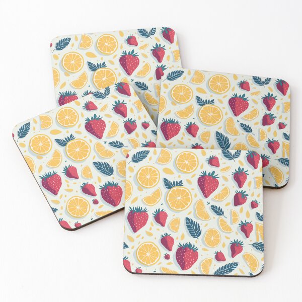 Item preview, Strawberry Lemon Background designed and sold by jkrphoto.