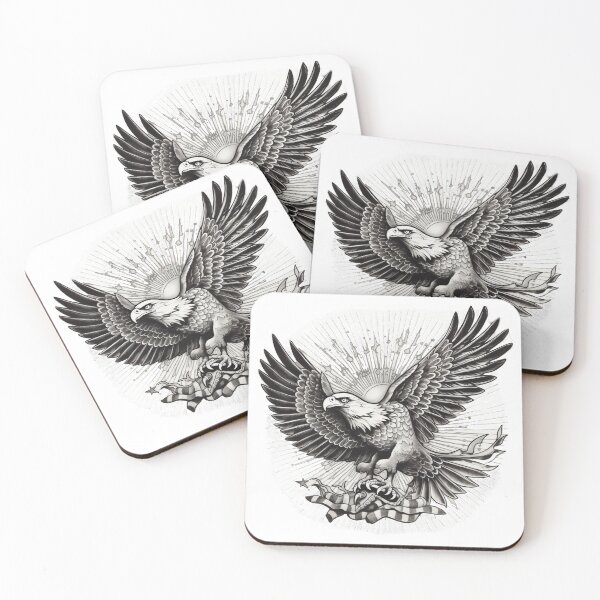 Item preview, Old School Eagle Tattoo Art 5 designed and sold by giggles-omg.