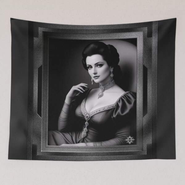 Item preview, Portrait Of Countess Astenara Perensi Captivating AI Concept Art by Xzendor7 designed and sold by Xzendor7 Digital Art Creations.