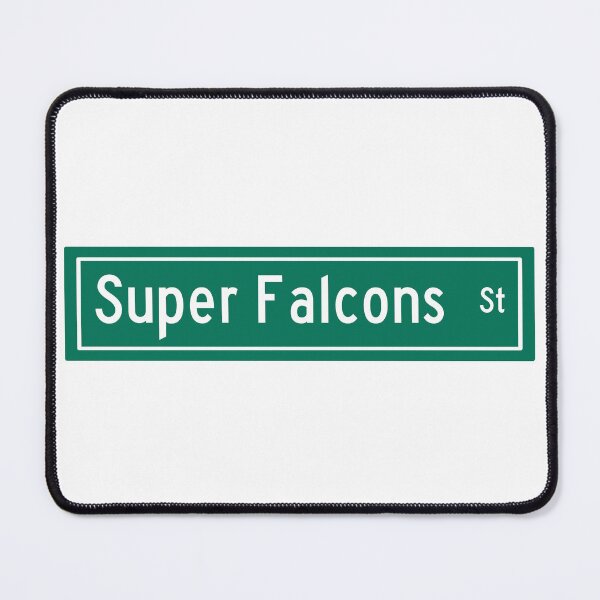 Item preview, super falcons street sign designed and sold by doodles fc.
