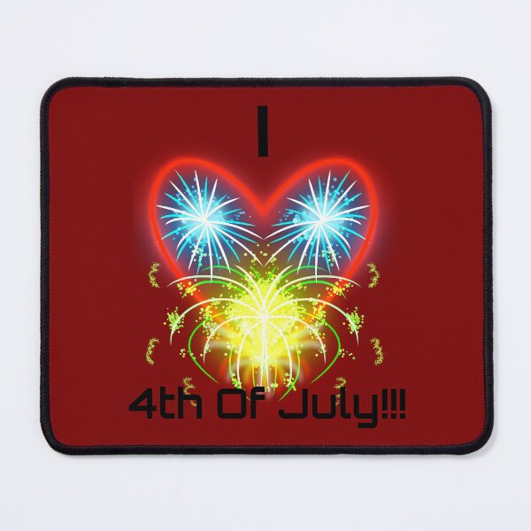 Item preview, I Love The 4th Of July Simple designed and sold by DarkTunnelCorp.