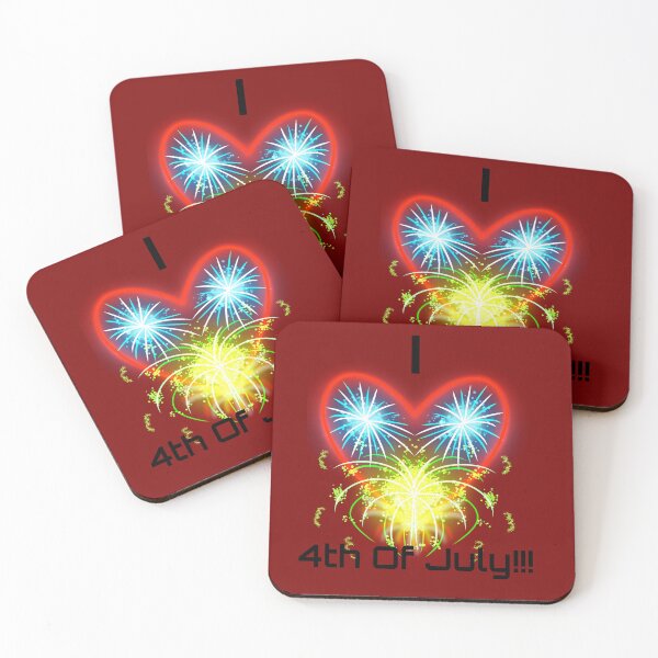 Item preview, I Love The 4th Of July Simple designed and sold by DarkTunnelCorp.