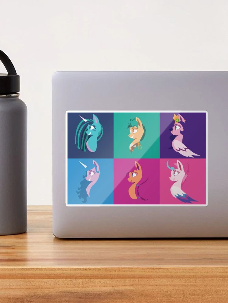 My Little Pony  Mane Six on Clouds Lunch Box - Custom Fan Art