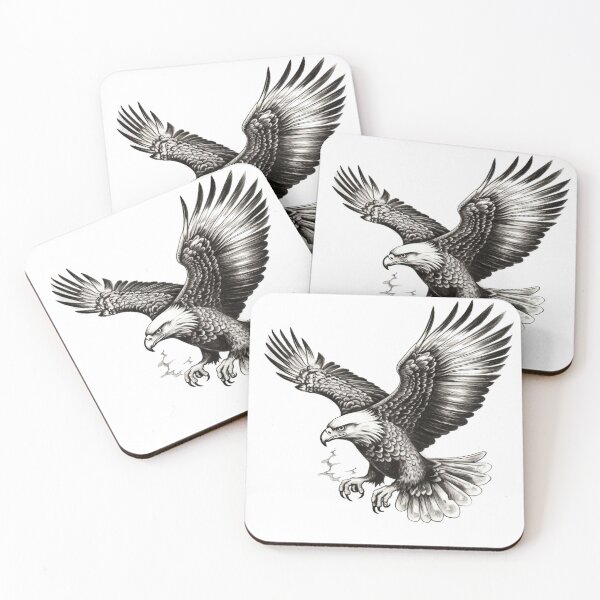 Item preview, Old School Eagle Tattoo Art 16 designed and sold by giggles-omg.